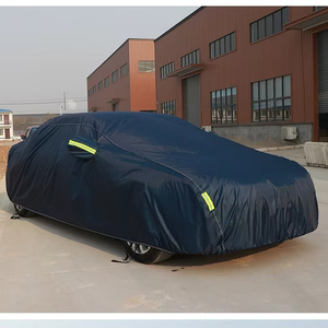 Cubierta de poliéster azul para <span class=keywords><strong>coche</strong></span>, accesorios para <span class=keywords><strong>exterior</strong></span> de <span class=keywords><strong>coche</strong></span>, superventas al por mayor - Product Image 5