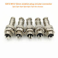 Connecteur électrique circulaire en métal Baidi de haute qualité en alliage de zinc avec placage nickel GX16 M16 3 broches