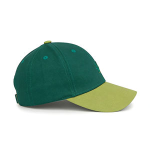 Gorra de Béisbol de 6 Paneles con Bordado de Hierba, Bicolor, Ligera, Transpirable, con Cierre Ajustable para Deportes al Aire Libre - Product Image 3