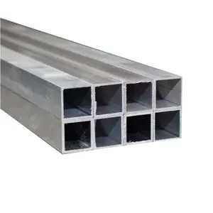 Square pipe rectangular tube low carbon steel hot dip galvanized cold drawn electric galvanized resistance welding seamless pipe