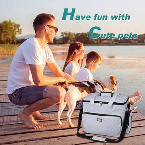 Free Sample Wholesale Luxury Pet Carrier Backpack Airline Approved Made of Oxford Mesh <b>CLOTH</b> <b>Material</b> Portable for Travel - Product Image 5