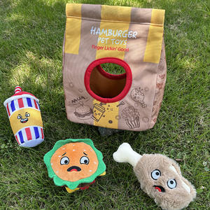 Regalo pensato per gli amanti degli animali domestici - Giocattolo da masticare per cani 3 in 1 resistente, distributore di premi, giocattolo interattivo cigolante - Product Image 5