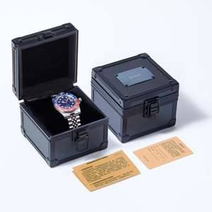 Renaud Classic Men's <span class=keywords><strong>Diver</strong></span> Relojes Alta Calidad Plata Acero Inoxidable 10 ATM Miyota Japonés Automático Mecánico Zafiro - Product Image 6