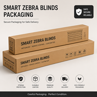 Persianas Enrollables Inteligentes para el Hogar, de Doble Capa, Día y Noche, con Control por Wifi, Motorizadas, Tipo Zebra, para Ventanas, Tamaño Personalizado, Venta al Por Mayor