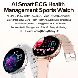 Nuovo <span class=keywords><strong>Smartwatch</strong></span> ET491 2026 con Display Amoled, Monitoraggio ECG, Temperatura Corporea, Impermeabile IP68, Fitness Tracker per Donne - Product Image 2