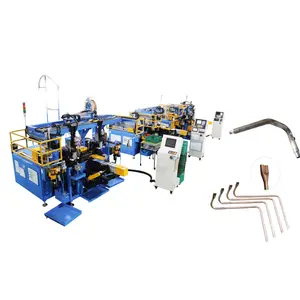 Automatic CNC Integrated Condenser Coil Tube Cutting Bending Tube End Forming Machine