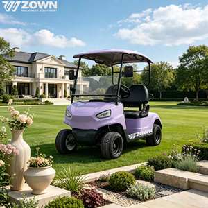Carrito de Golf Eléctrico de 4 Ruedas de Rendimiento Estable con Asiento Trasero para Comunidades y Resorts - Product Image 1