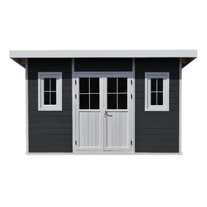 D Series E Series New Model WPC wood plastic composite Garden Shed house for sale wood plastic composite Garden sheds