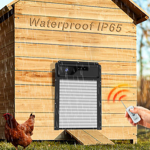 Porte de <span class=keywords><strong>poulailler</strong></span> intelligente avec caméra étanche IP65, alarme d'application, caméra solaire CMOS 1080P - Product Image 5