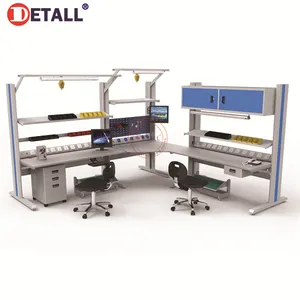 Detall Lab furniture Lab Electronic Height Adjustable Steel Tables Lab workbench