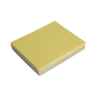 Feuilles de résine époxy FR4 Springgrass 0,5 mm 1 mm, fibre de verre, haute tension 94V0 18KV/mm, résistance à la traction, jaune, isolation électrique