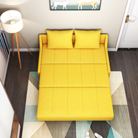 Canapé-lit pliable de 3 places en tissu, meuble de Salon, de rangement, gris
