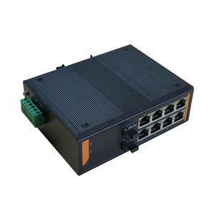 OEM 8 - 24 พอร์ต 10G อีเธอร์เน็ต POE สวิตช์ 8×10/100/1000Base-TX พอร์ต PoE RJ45 + 2×1000Base-FX สล็อต SFP 160 กม. สวิตช์กิกะบิต - Product Image 5