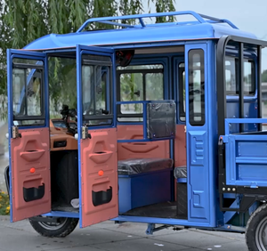 Triciclo Eléctrico de Carga de 3 Ruedas de Alto Rendimiento FGQ con Carrocería Cerrada y Techo, Motor de 1000-1800W <span class=keywords><strong>para</strong></span> Adultos, Carga Útil de 600 kg - Product Image 6