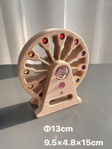 Đồ chơi xếp hình khối gỗ 3D <span class=keywords><strong>6</strong></span> mặt lấp lánh acrylic New Kids, hình cầu vồng, pha lê lucite, quà tặng sinh nhật - Product Image 6