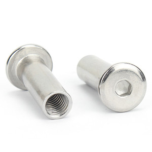 Tornillo de Cabeza Plana con Hexágono Interior de Acero Inoxidable 304 de Varios Tamaños Métricos M3-M10, Grado A2-70, de Fábrica NINDEJIN - Product Image 4