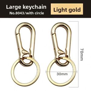 Keychain Zinc Alloy Car <b>Ring</b> High-Grade Men's Women's Creative Waist Key Buckle Safety Anti-Lost Factory Direct Sales - Product Image 2