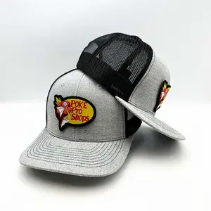 Ricamo personalizzato Patch Logo 6 pannello animale cappello da pesca maglia Snapback Richardson 112 cappelli da camionista cappellini da Baseball camionista