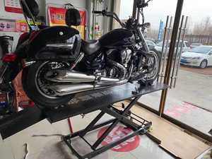 1000lb ไฮดรอลิกรถจักรยานยนต์ Scissor Lift ไฮดรอลิกรถจักรยานยนต์ไฟฟ้า Lift 300กก.400กก.500กก.600กก - Product Image 6