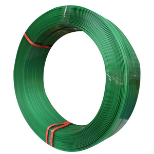 Fleje de plástico PET verde 1608 1910, 1 mm de grosor, 500 kg de resistencia a la tracción, fleje neumático de fusión en caliente para embalaje - Product Image 4