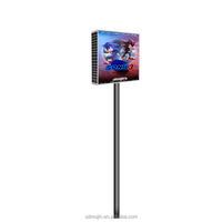 Boîte lumineuse solaire LED rectangulaire de grande taille en aluminium avec option de suspension, décorative, étanche, pour les expositions en plein air, les salons professionnels