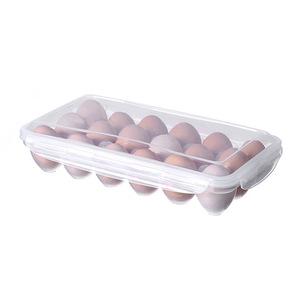 Factory Injection Technics Clear Plastic <strong>Egg</strong> Storage Container Rectangle <strong>Egg</strong> Holder for Refrigerator - Product Image 1