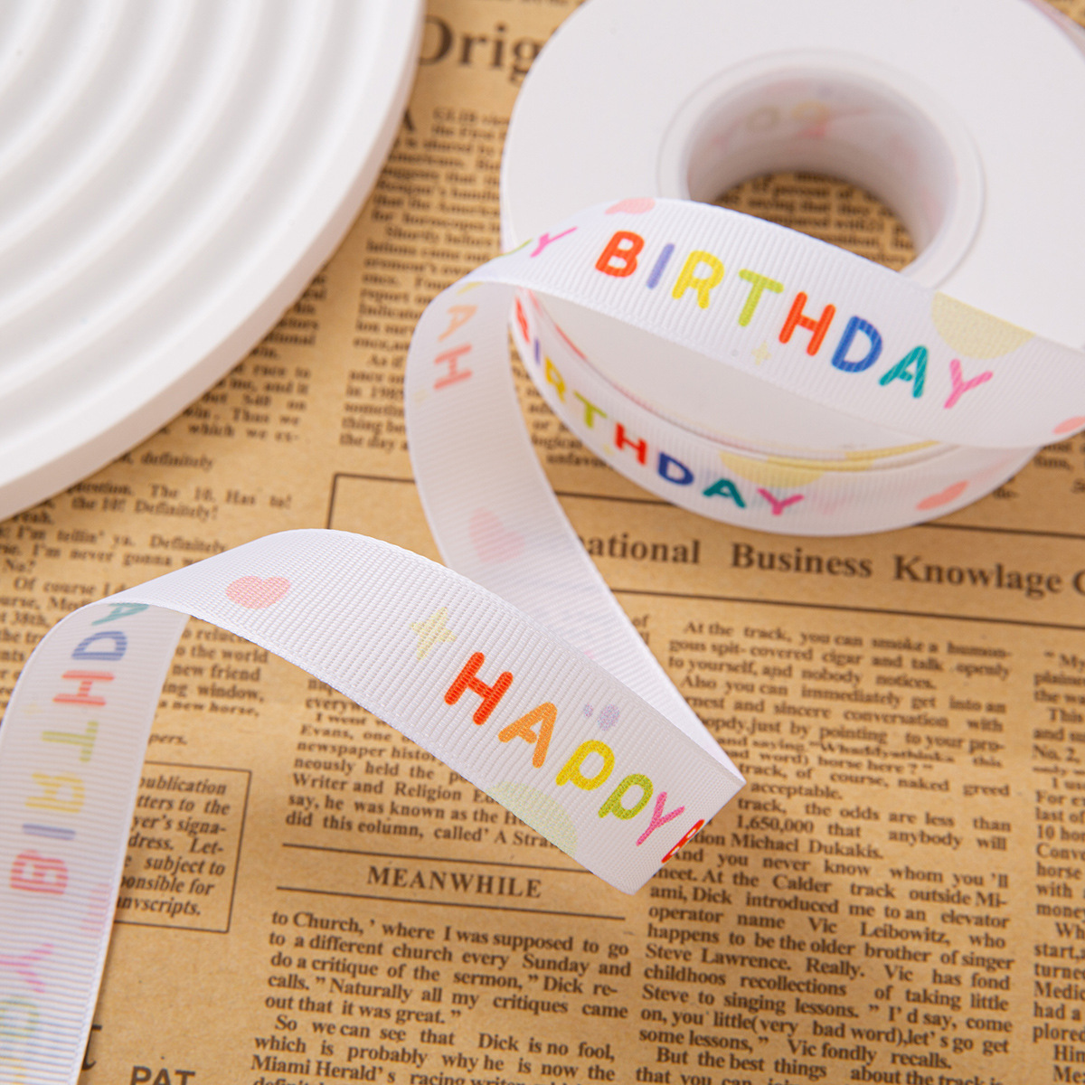 Cinturón roscado 2cmHAPY BIRTHDAY, talla 25