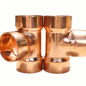 Raccords en T en cuivre pour climatisation et réfrigération, pour tuyaux de diamètre petit et moyen, prix de vente directe - Product Image 2