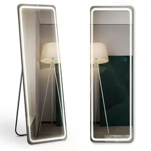 Energy-Efficient Illuminating Touch Bathroom Led Mirror Adjustable Led Mirror Floor Mirror With Led Light