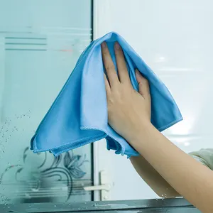 Panno per la pulizia asciugamano per auto in microfibra per asciugare il vetro della finestra della fabbrica all'ingrosso in microfibra Opp borsa in microfibra asciugamano 30*30cm