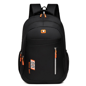 <b>Student</b> <b>Backpack</b> 15 Inches Solid Color Computer Interlayer Business Travel Unisex - Product Image 4
