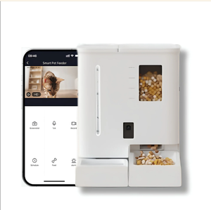 Nuovo Design Distributore Automatico di Cibo per Animali Domestici con WiFi in Plastica |   <span class=keywords><strong>App</strong></span> Intelligente + Controllo Vocale + Monitoraggio Video |   Stile Amore per Genitori di Animali Occupati - Product Image 5