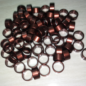 Bague pour pied d'oiseau en Aluminium blanc avec machine à graver au laser, 2 pièces - Product Image 6