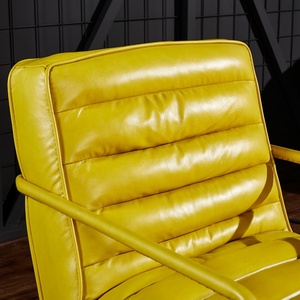 <span class=keywords><strong>Venta</strong></span> al por mayor marco <span class=keywords><strong>de</strong></span> metal sillón <span class=keywords><strong>de</strong></span> cuero genuino <span class=keywords><strong>de</strong></span> la vendimia Silla <span class=keywords><strong>de</strong></span> ocio asiento tapizado <span class=keywords><strong>de</strong></span> muebles - Product Image 2