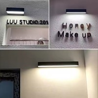 Applique murale LED longue bande étanche pour l'extérieur, pour cour, balcon, villa, porche, jardin, etc.