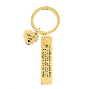 Decoration Keychains Shiny Stainless Steel Keyring Graduation Gifts Keychain - Product Image 6