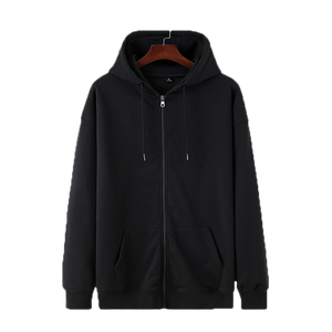Nero unisex backwood personalizzata con cappuccio ricamato con cappuccio degli uomini di set d'epoca in bianco <span class=keywords><strong>anime</strong></span> full zip up graphic felpa con cappuccio - Product Image 2