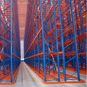 VNA Rack System Very <strong>Narrow</strong> Aisle <strong>Shelving</strong> for Factory Warehouses Offering Flexible Configuration for Various Pallet Sizes - Product Image 1
