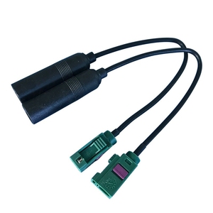 Personnalisation d'usine <span class=keywords><strong>Automobile</strong></span> Voiture Véhicule FAKRA Connecteur FM Radio Connexion Antenne Câble 1 an de garantie Audi 2019- - Product Image 3