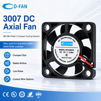 Ventilateurs D-FAN haute vitesse et faible bruit 30 mm 3,3 V 8000 tr/min 5 V 12 V Mini ventilateur axial DC 30x30x7 mm Personnalisation disponible