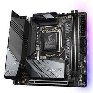 เมนบอร์ด GIGABYTE Z590 I AU Mini Engraved ITX Gun รองรับซีพียูรุ่นที่ 10 และ 11 ใช้ระบบจ่ายไฟแบบดิจิตอล 10+1 เฟส - Product Image 3