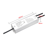 Alimentation LED 24V 48V homologuée UL/CUL 96W Triac 5 en 1 à intensité variable Transformateur AC-DC IP67 étanche à tension constante