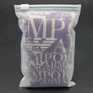 Chất lượng cao Frosted Dây Kéo Túi tùy chỉnh nhựa vận chuyển t Áo sơ mi <span class=keywords><strong>Ziplock</strong></span> Matt quần áo bao bì túi túi may mặc - Product Image 6