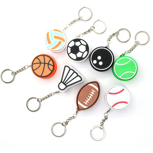 Llavero Antiestrés 3D con Botón Pop de Pelota Deportiva, Juguete Sensorial con Forma de Baloncesto, Fútbol, Bádminton, Colgante para Mochila, Regalo - Product Image 3