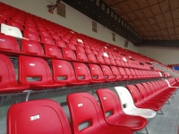Sièges de stade de football en HDPE anti-âge, chaise de spectateur en plastique résistant aux UV, tribune scolaire