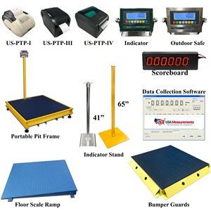 Barres de pesage robustes de 60 pouces fabriquées aux États-Unis, conformes aux normes américaines US-ESB60AM (20 000 lb x 2 lb) - Product Image 6