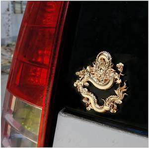 Insignias de dragón de <span class=keywords><strong>China</strong></span> y pegatina de metal de dragón chino y emblema de coche de dragón - Product Image 6