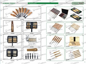 औद्योगिक लकड़ी नक्काशी किट में चिसल्स पंछियों के पंछियों के पंछियों को तराशने के लिए आवश्यक नक्काशी उपकरण शामिल हैं। - Product Image 3