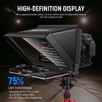 Enregistrement Vidéo Et Audio Tv Prompter Hd Display NEEWER X12 Téléprompteur en aluminium avec télécommande RT-110