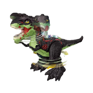Simulation de lumière et de musique, télécommande 2,4 G, rotation à 360 degrés, dinosaure Tyrannosaurus Rex télécommandé, pulvérisation, jouets pour enfants - Product Image 1